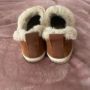 Timberland Suede Fur lined sneakers